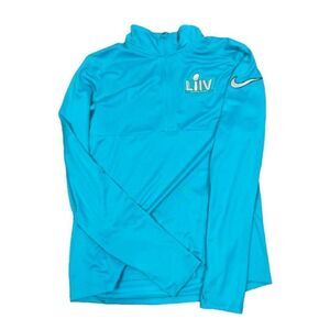 Nike Dri-Fit NFL Superbowl LIV for Air Jordan Half Zip Performance Top Aqua Lg